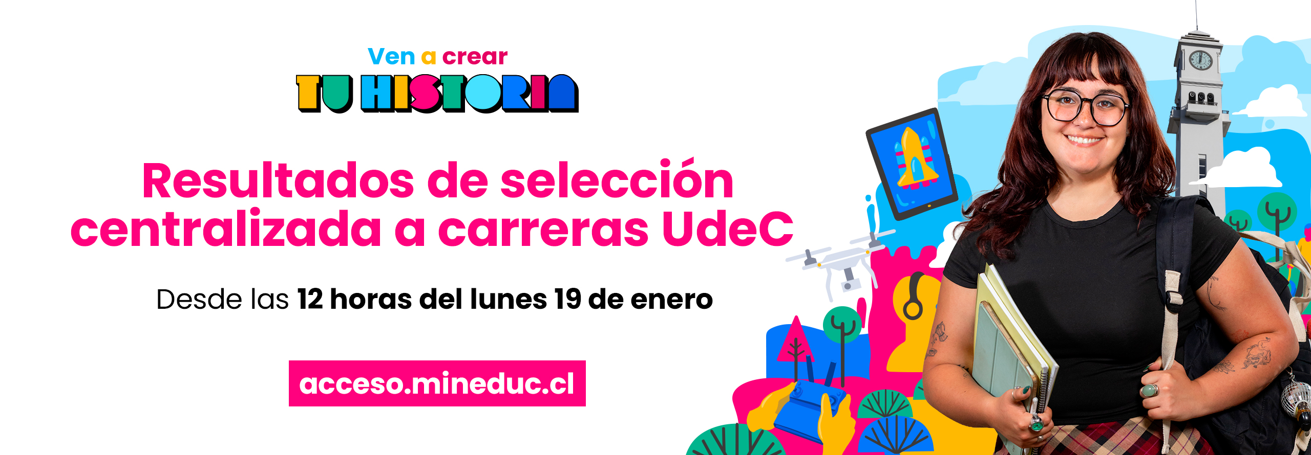 Resultados Selección centralizada a carreras UdeC